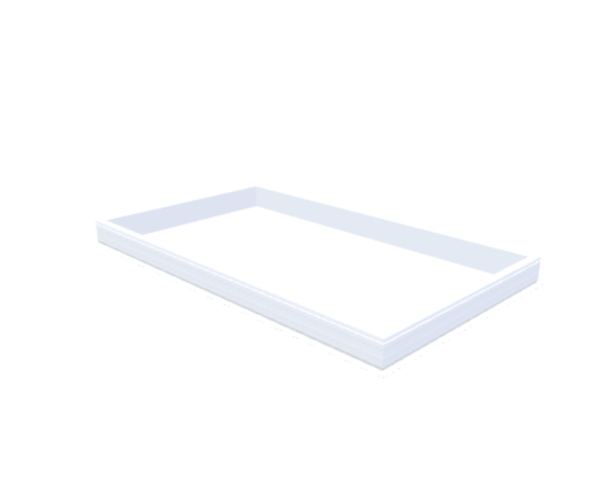PVC-Aufsatzkranz 160x280 cm - Skylux